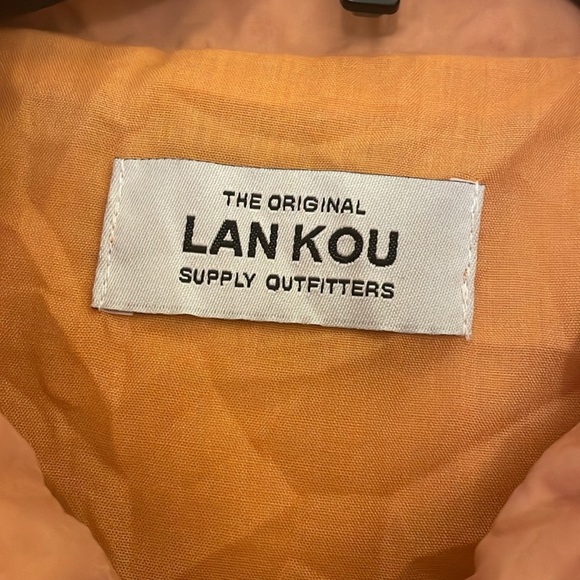 3‎ for $25! Lan Kou Women's Orange Cropped Jacket - Picture 2 of 7